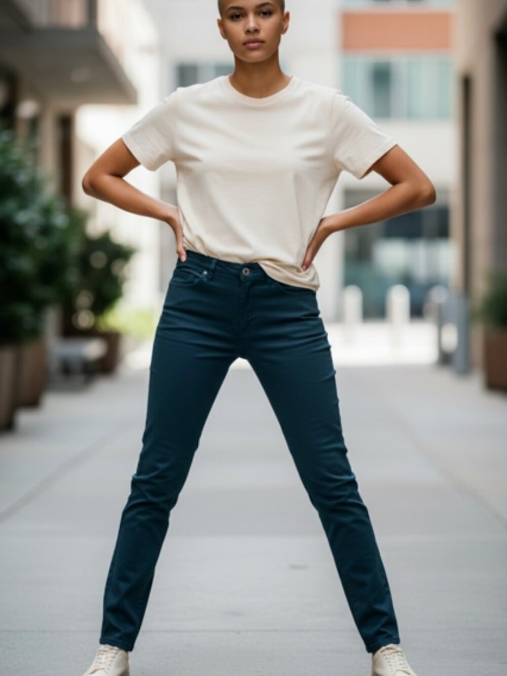 CHRISTOPHER BLUE Women's Mid-Rise Pants